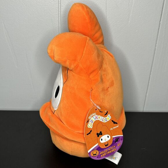Squishmallows Hello Kitty and Friends 10 inch My Melody Halloween Pumpkin Plush - Picture 2 of 9